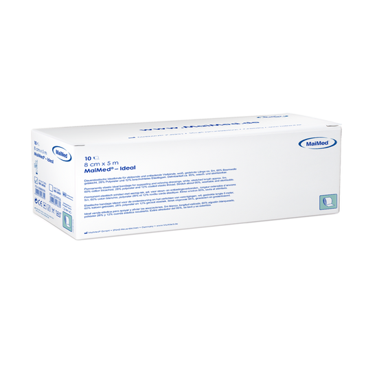 MaiMed-Ideal, bez cella, bílé trvale elastické obvazy