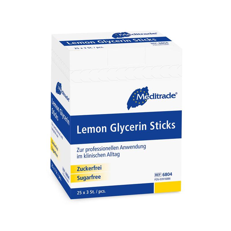 Meditrade Lemon Glycerin Stick | Balení (25 kusů)