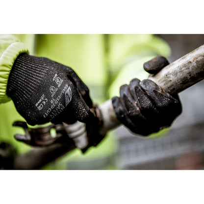 NITRAS ESD 3D CUT F, ochranné rukavice proti pořezání, černé