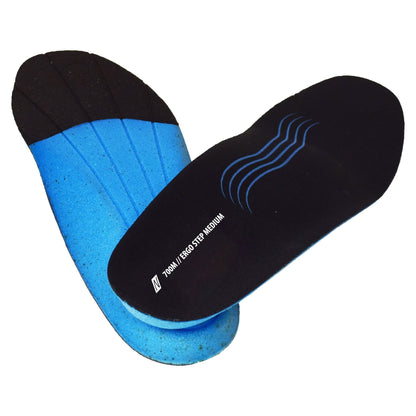 NITRAS ERGO STEP MEDIUM, poloortopedická vložka, černá / modrá