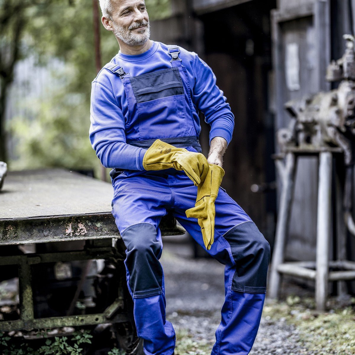 NITRAS MOTION TEX LIGHT, montérky, královská modrá / tmavě modrá