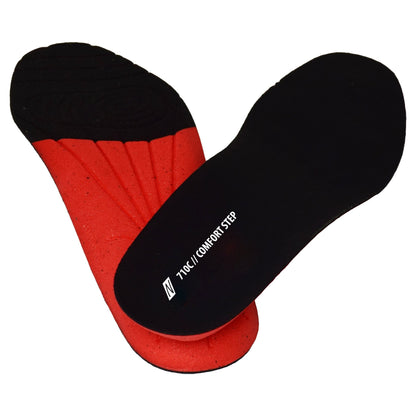 NITRAS COMFORT STEP, vložky, černá / červená