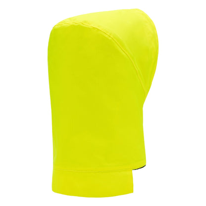 NITRAS odnímatelná zimní kapuce, neonově žlutá, OEKO-TEX polyester: 100% | Balení (1 kus)