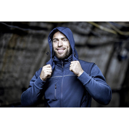 NITRAS odepínací kapuce, tmavě modrá, OEKO-TEX polyester: 94 %; Elastan: 6% | Balení (1 kus)