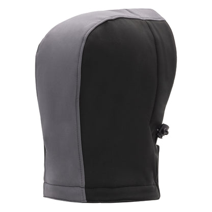 NITRAS removable hood, gray / black, OEKO-TEX polyester: 94%; Elastan: 6% | Balení (1 kus)
