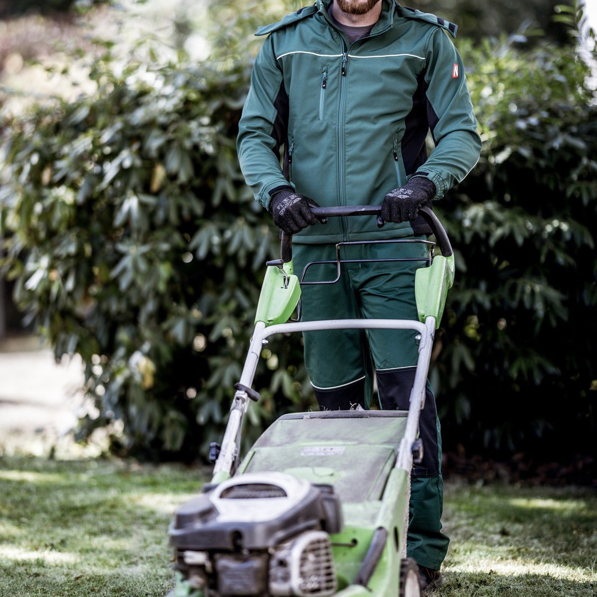 NITRAS MOTION TEX LIGHT, softshellová bunda, zelená / černá