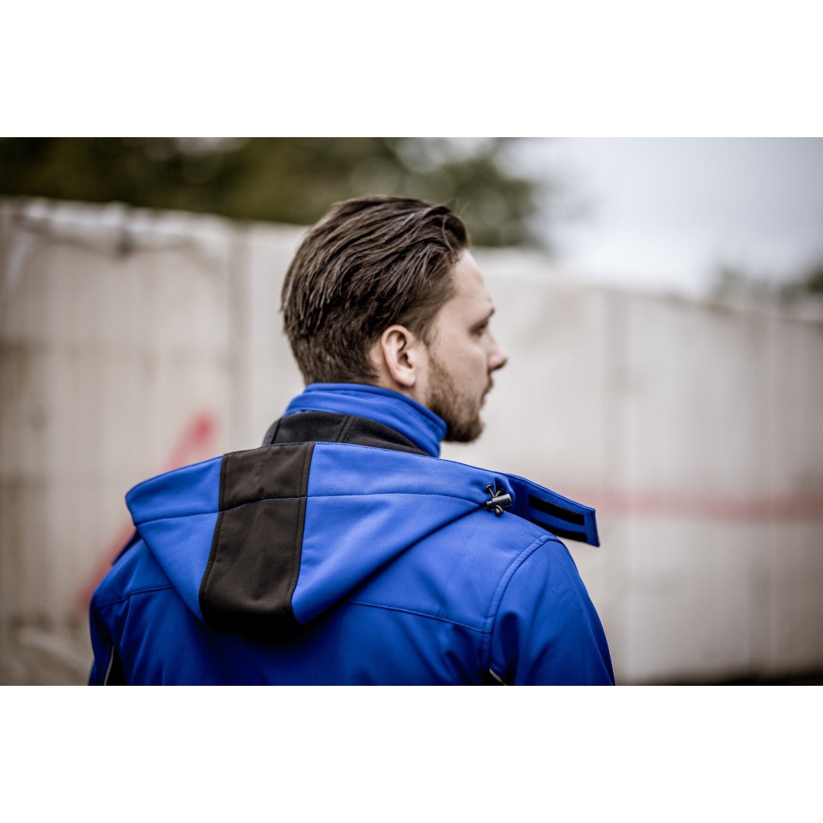 NITRAS odepínací kapuce, královská modrá / černá, OEKO-TEX polyester: 94%; Elastan: 6% | Balení (1 kus)