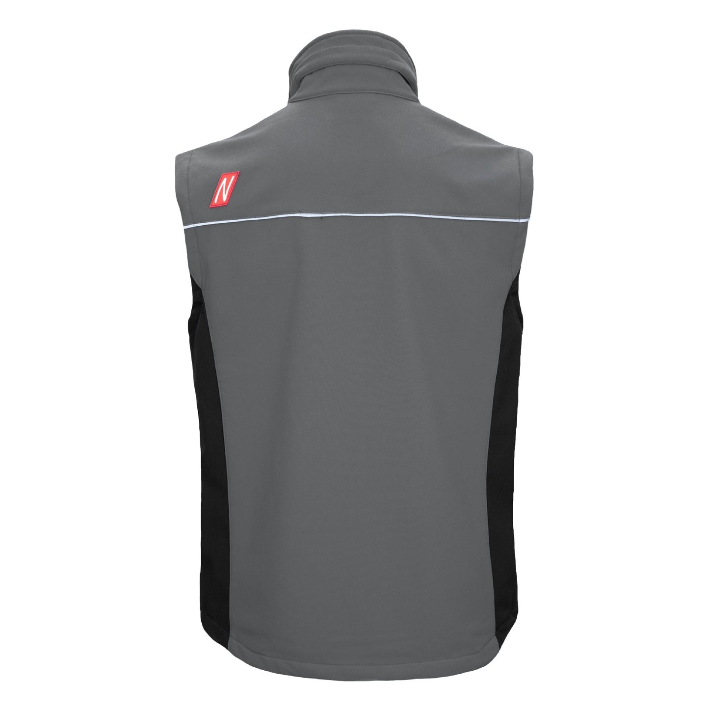 NITRAS MOTION TEX LIGHT, softshellová vesta, šedá / černá