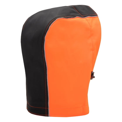 NITRAS odnímatelná kapuce, neonově oranžová / černá, OEKO-TEX polyester: 100% | Balení (1 kus)