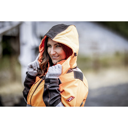 NITRAS odnímatelná kapuce, neonově oranžová / černá, OEKO-TEX polyester: 100% | Balení (1 kus)