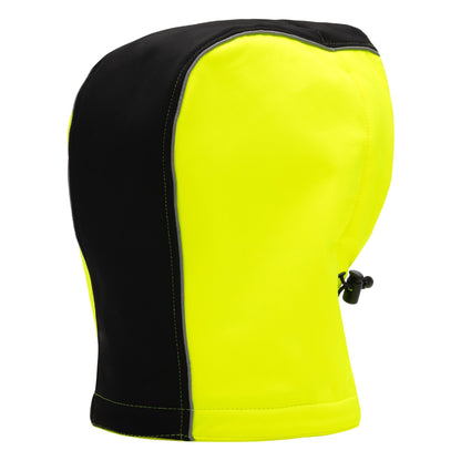 NITRAS odnímatelná kapuce, neonově žlutá / černá, OEKO-TEX polyester: 100% | Balení (1 kus)