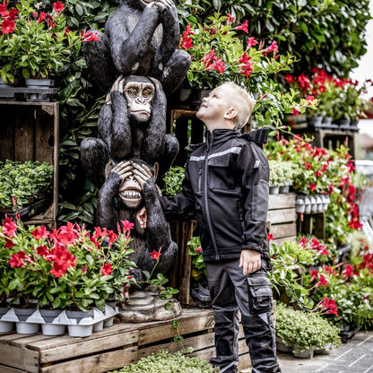 NITRAS MOTION TEX KIDS, softshellová bunda, černá