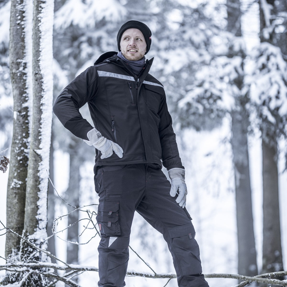 NITRAS MOTION TEX PLUS, zimní bunda, černá