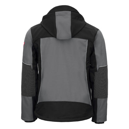 NITRAS MOTION TEX PLUS, softshellová bunda, šedá / černá