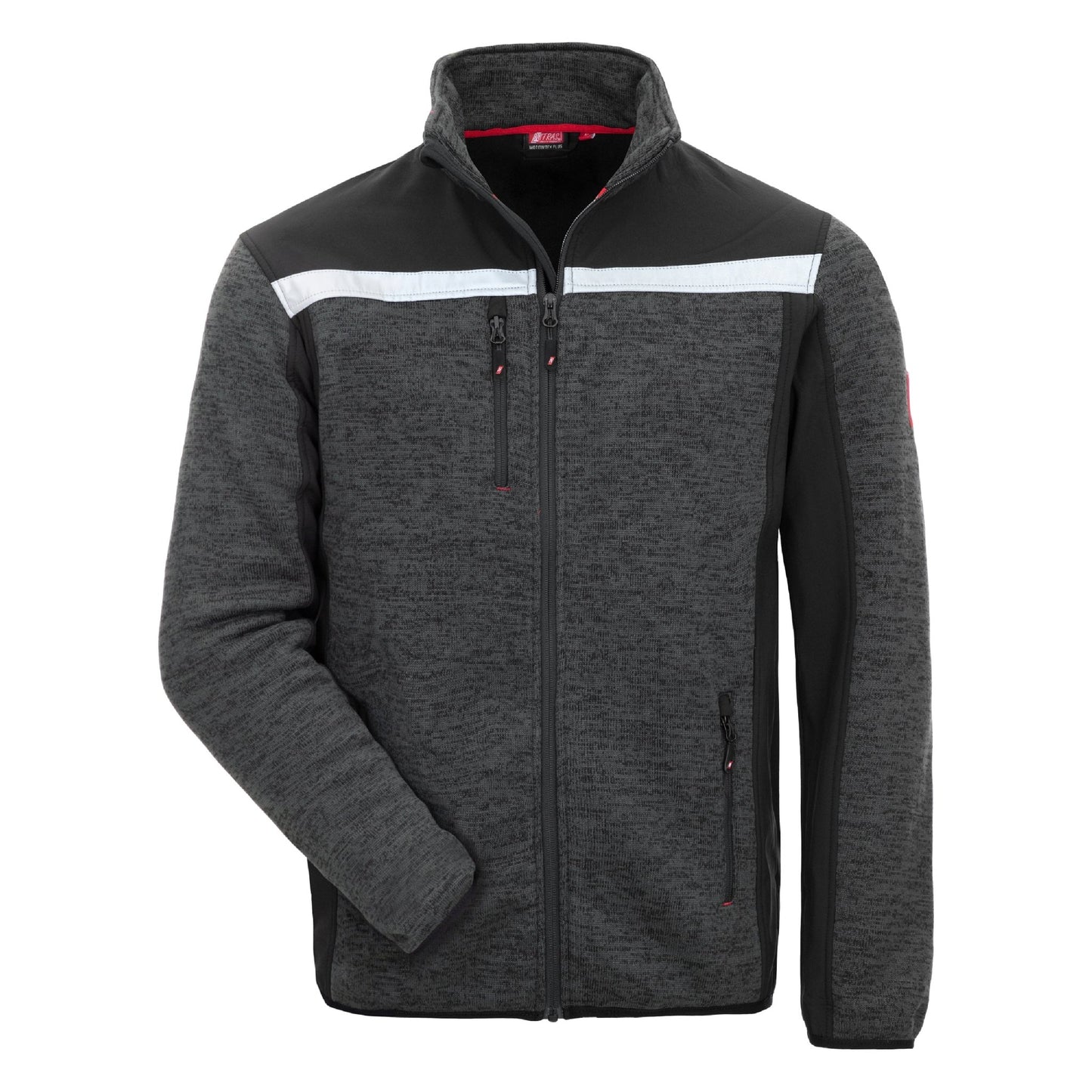 NITRAS MOTION TEX PLUS, pletená softshellová bunda, černá