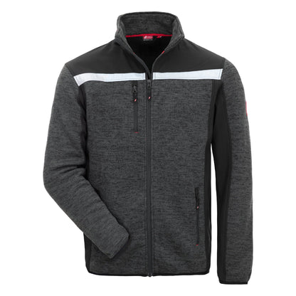 NITRAS MOTION TEX PLUS, pletená softshellová bunda, černá