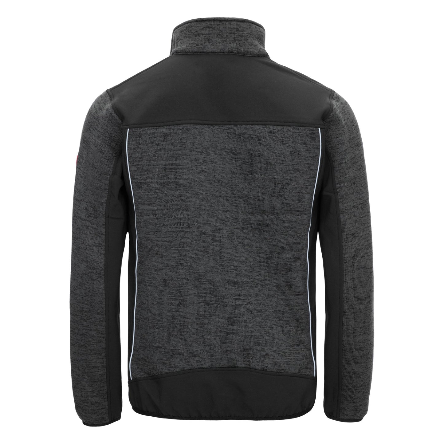 NITRAS MOTION TEX PLUS, pletená softshellová bunda, černá