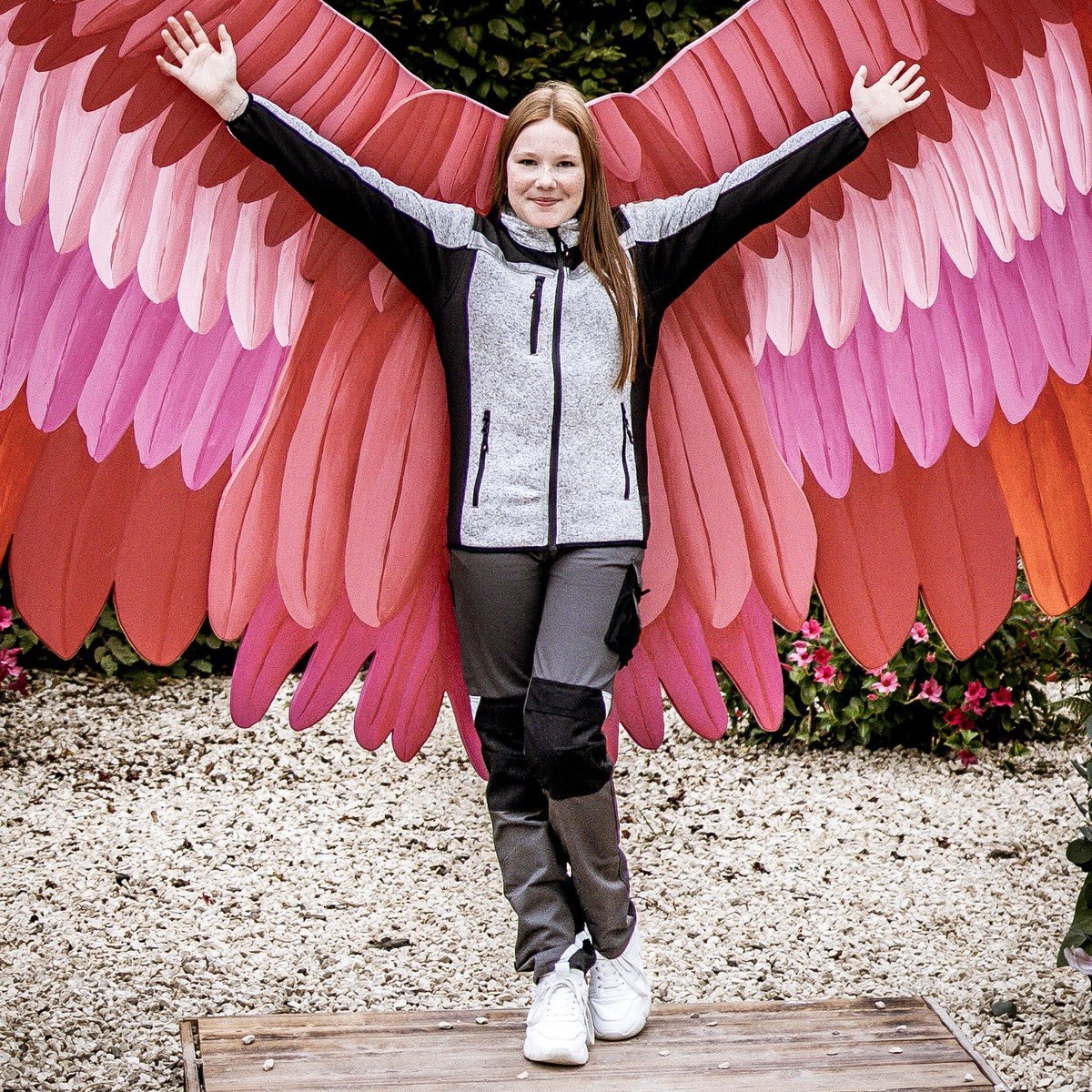 NITRAS MOTION TEX KIDS, pletená softshellová bunda, světle šedá / černá