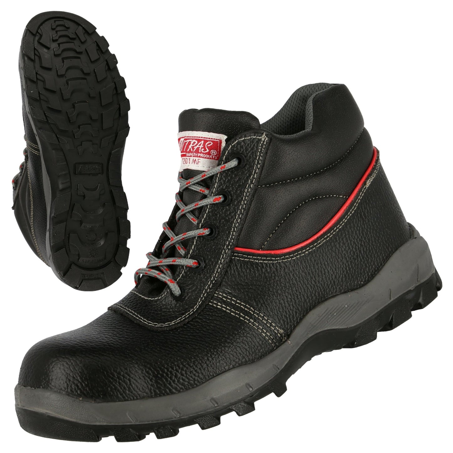 Bezpečnostní obuv NITRAS STEP MID MF, S3, střední výška, černá
