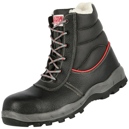 NITRAS STEP MID+ MF W, S3 CI bezpečnostní zimní boty, střední výška, černá