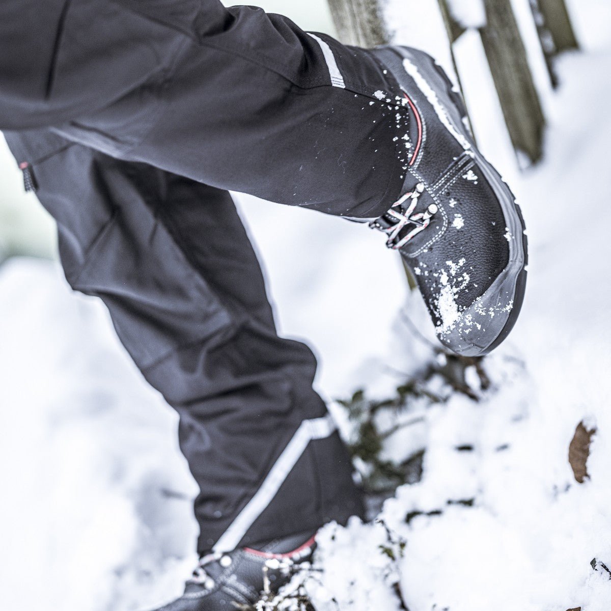 NITRAS STEP MID+ W, bezpečnostní zimní boty S3, střední výška, černá