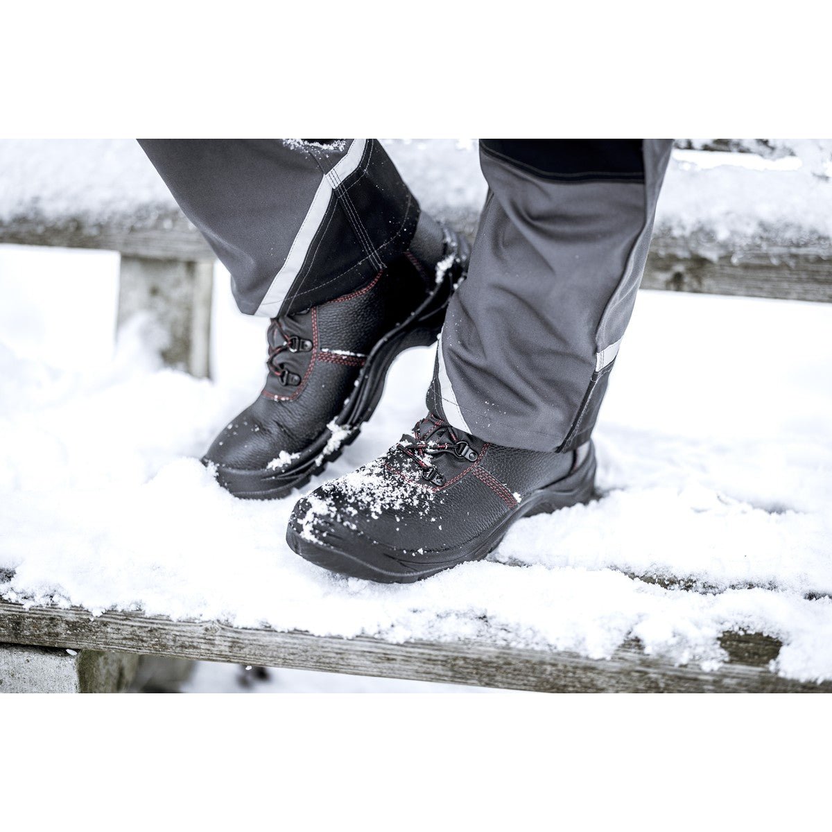 NITRAS BASIC STEP MID+ W, S3 CI bezpečnostní zimní boty, střední výška, černá