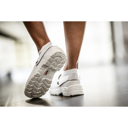NITRAS CLEAN STEP CL, SB bezpečnostní dřeváky, bílé