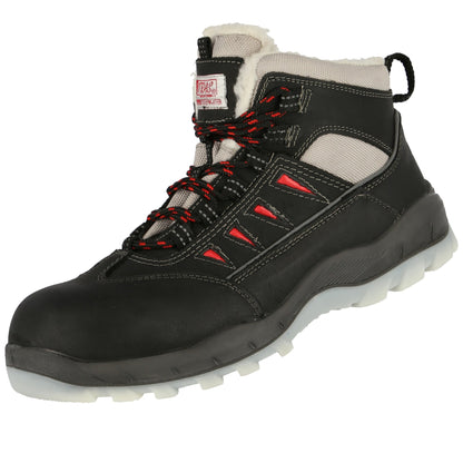 Bezpečnostní zimní boty NITRAS SPORT STEP MID W, S3 CI, střední výška, černé