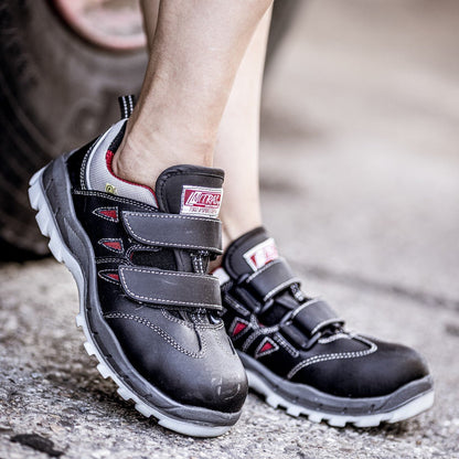 NITRAS SPORT STEP SA, bezpečnostní sandály S1P, černé