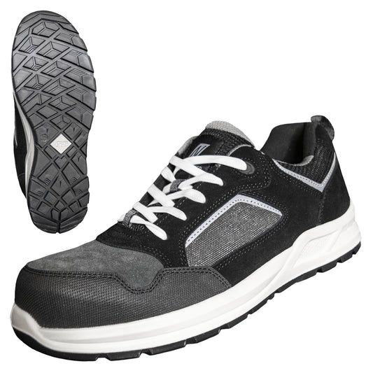 NITRAS CLASSIC STEP, bezpečnostní obuv S1P, šedá / černá