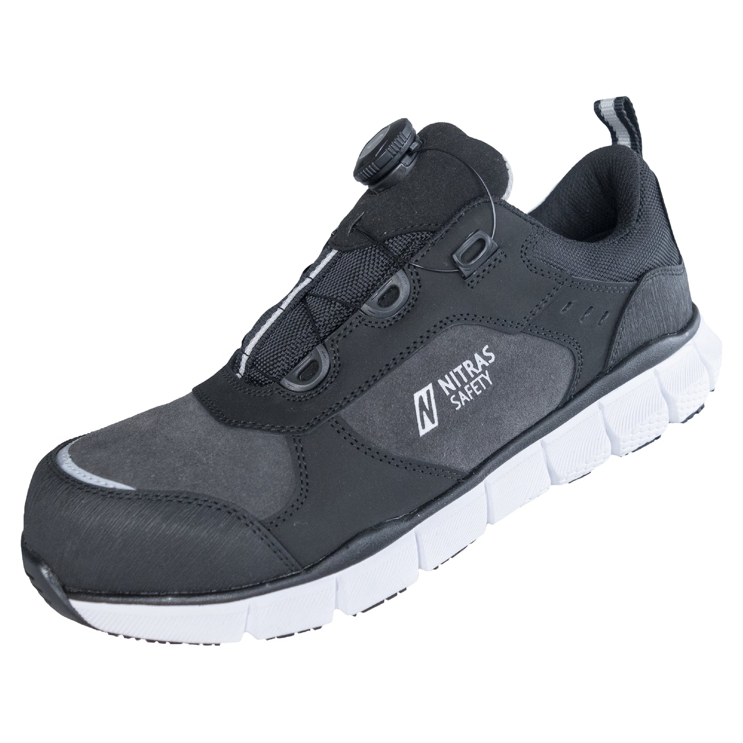 NITRAS SONIC STEP FIT, S3S FO HRO SC SR bezpečnostní polobotky, šedá / černá