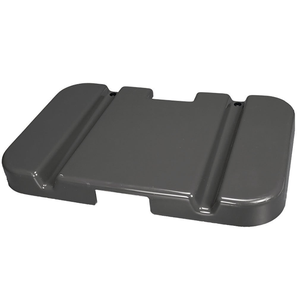 Víko na odpad - 110-150L od Diversey Deutschland GmbH & Co. OHG je obdélníkové, tmavě šedé plastové víko s výřezem a zapuštěnými liniemi, vhodné pro 110-150L odpadkové pytle. Balení: 1 kus.