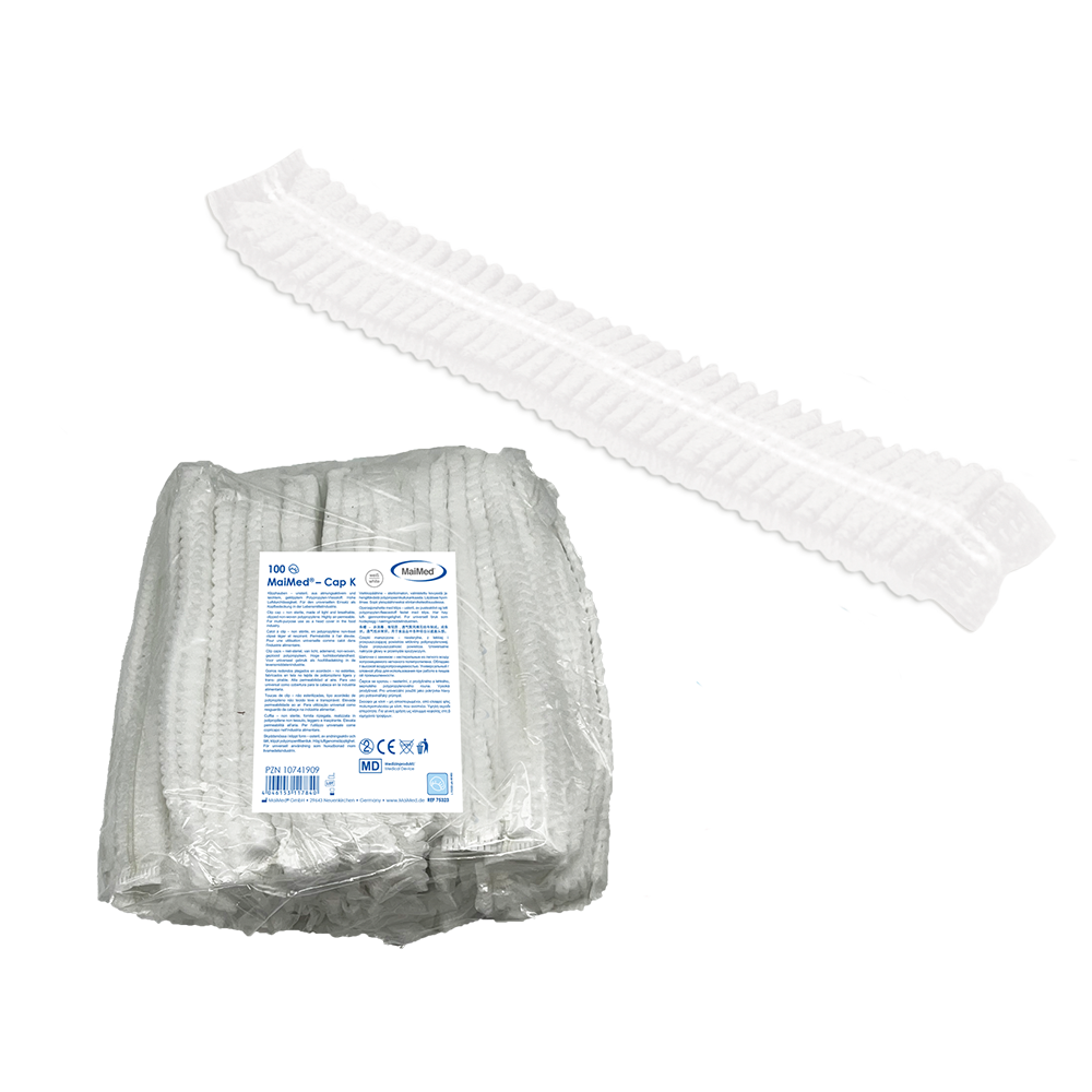 MaiMed-Cap K, klipsový uzávěr z PP, 100 kusů/sáček