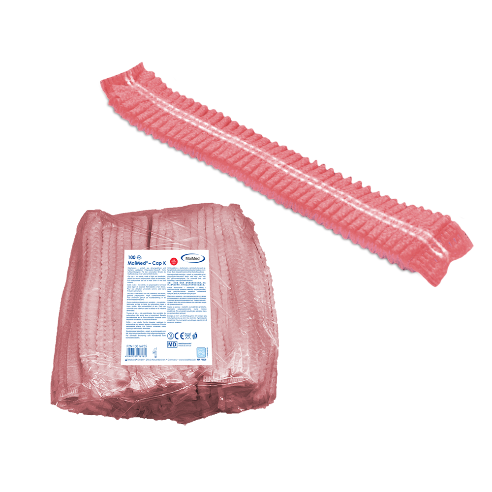 MaiMed-Cap K, klipsový uzávěr z PP, 100 kusů/sáček