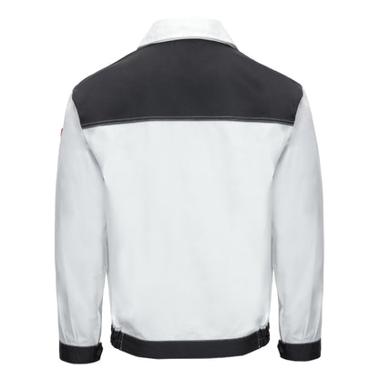 NITRAS MOTION TEX LIGHT, pracovní bunda, bílá / šedá