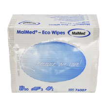 MaiMed- Eco Wipes - utěrka a pečující hadřík, 28x33cm recyklovaný papír, přírodní bílá, 3-vrstvý, 50 kusů/balení | Balení (50 kusů)