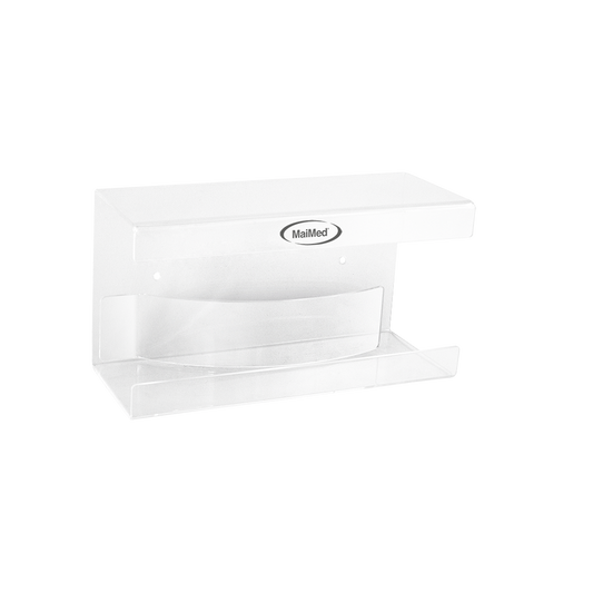 MaiMed nástěnný držák na odkládací schránky s pružinou z akrylu - rozměry: 246x106x135mm - balení 1 ks | Balení (1 kus)