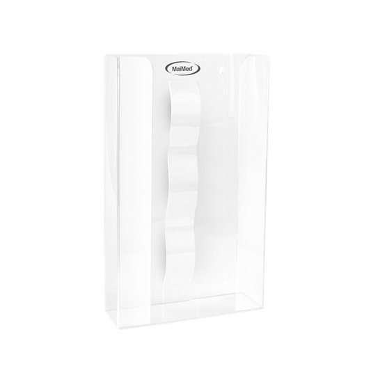 MaiMed nástěnný držák na odkládací schránky s pružinou z akrylu - rozměry: 246x81x410mm - sada 3 ks | Balení (1 kus)