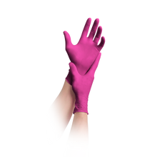 MaiMed-solution100 rukavice bez latexu, purpurové, nesterilní, bez pudru