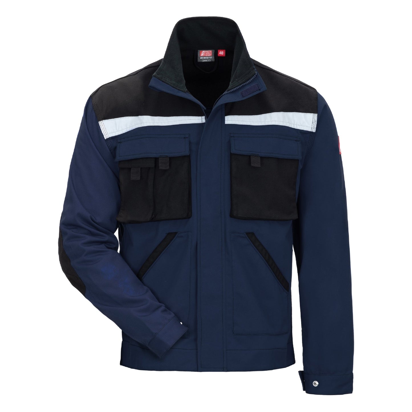 NITRAS MOTION TEX PLUS, pracovní bunda, tmavě modrá / černá