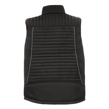 NITRAS MOTION TEX PLUS, prošívaná softshellová vesta, černá