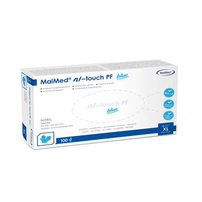 Jednorázové nitrilové rukavice MaiMed Ni-touch 100 kusů/krabice
