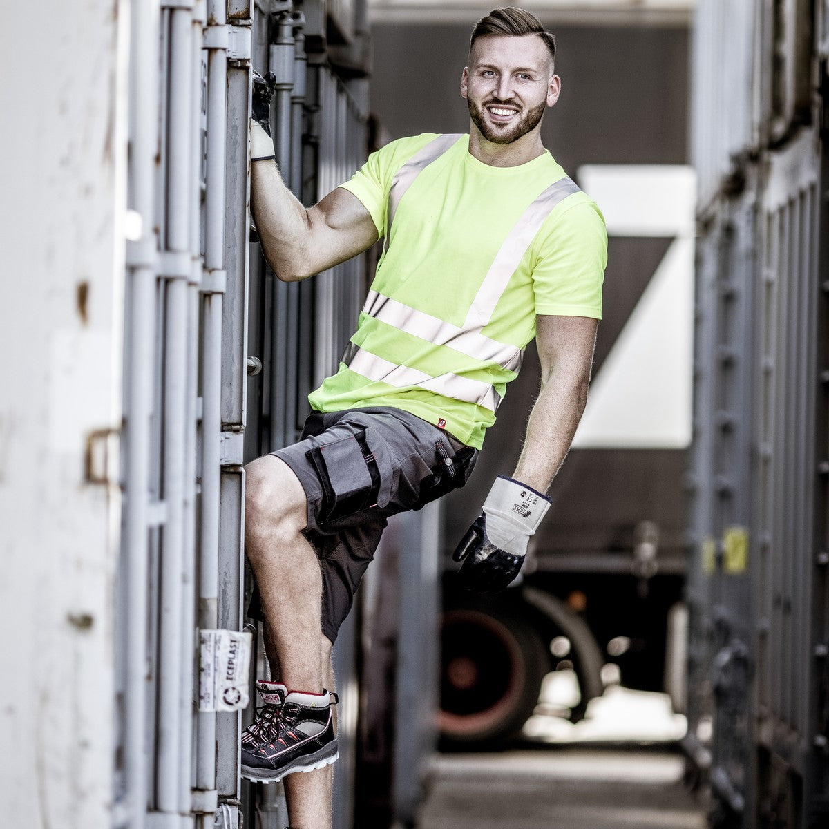 NITRAS SPORT STEP MID, bezpečnostní obuv S3, střední výška, černá