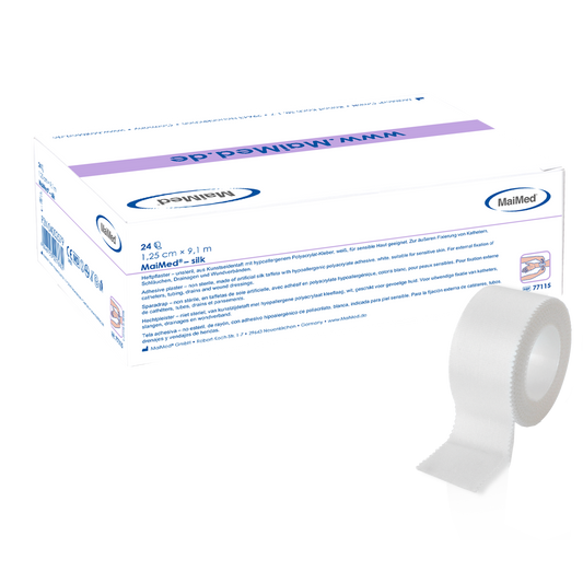 MaiMed-hedvábná lepicí náplast vyrobená z umělého hedvábí taftu