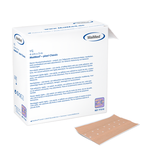MaiMed-plast Klasický tuhý rychloobvaz na rány