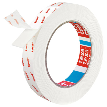 tesa Powerbond Montageband für Tapeten und Putz, weiß, bis 10 kg/m 5 m x 19 mm