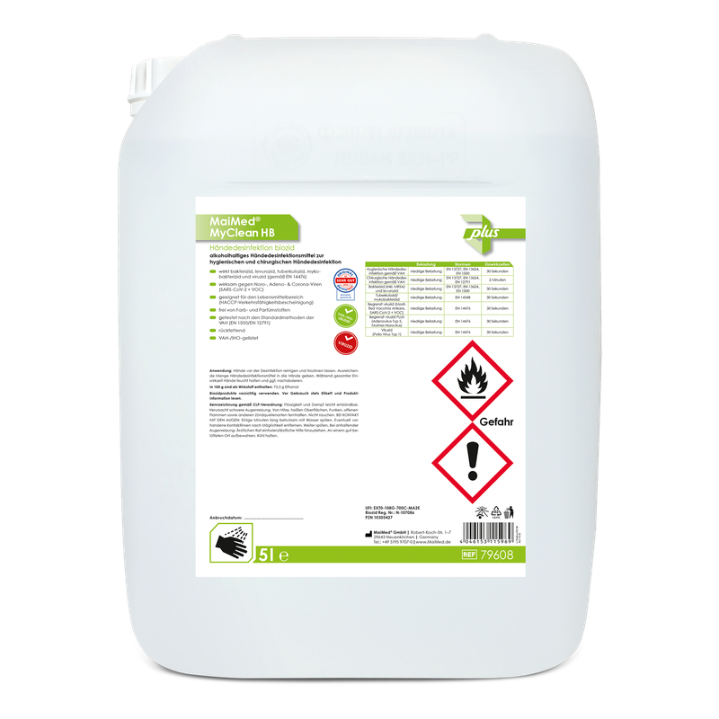 MaiMed MyClean HB dezinfekce rukou biocidní
