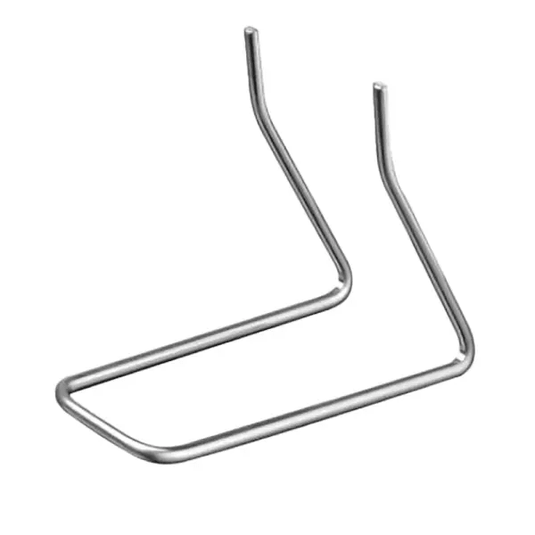Nerezový držák Dr. Schnell pro nástěnný dávkovač V10 (1 kus) od DR.SCHNELL GmbH & Co. KGaA je kovové příslušenství pro dávkovací zařízení se dvěma svislými trny a obdélníkovou základnou, které je navrženo pro nástěnný dávkovač V10.