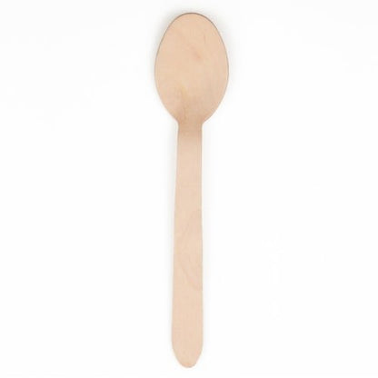 Dřevěná lžíce "pure" (15,7 cm, 25 kusů) od PAPSTAR GmbH je ekologická, stabilní a vyrobená ze světlého dřeva s oválnou miskou; biologicky rozložitelná a jednoduchá v designu.