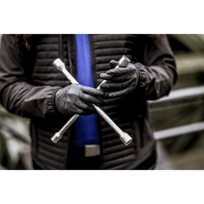 NITRAS TOUGH GRIP LIGHT, nitrilové jednorázové rukavice, černé